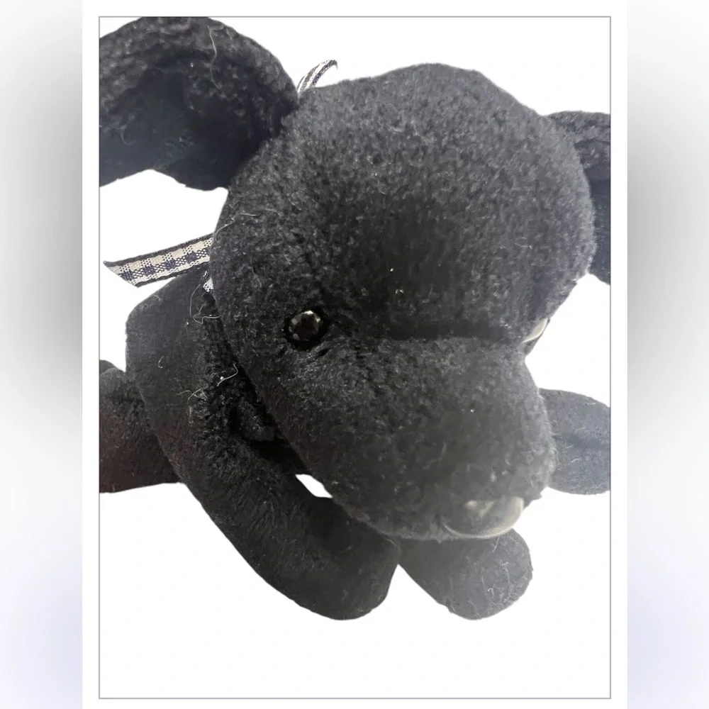 Black Plush Dog Toy
